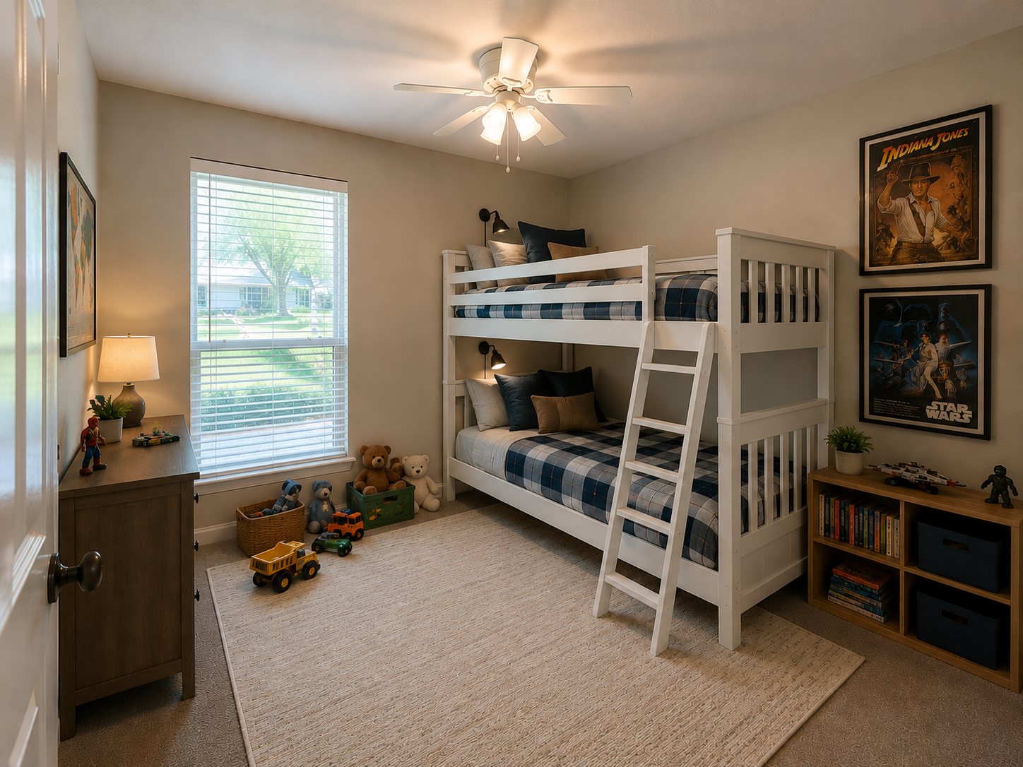 Bedroom · virtually staged at 2021 Sandy Trail